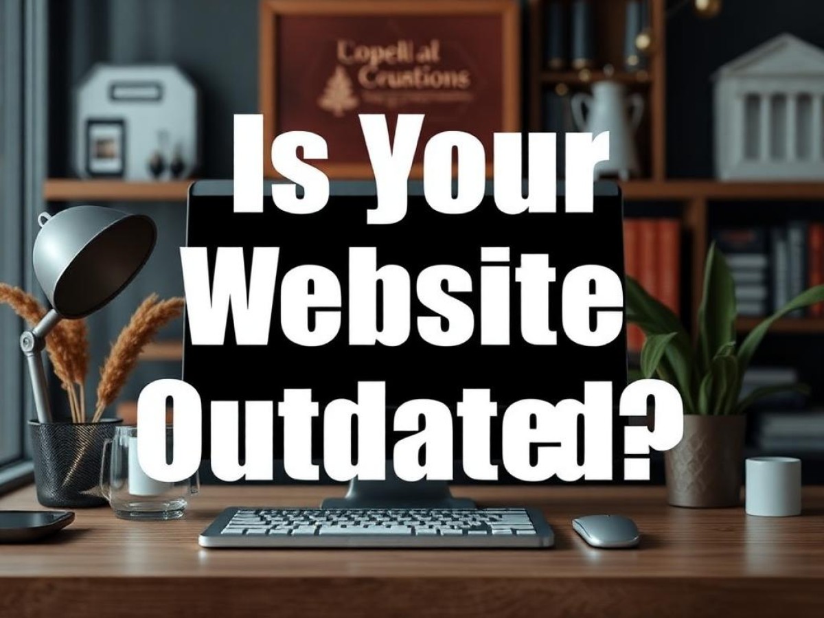 marketer completing a website redesign