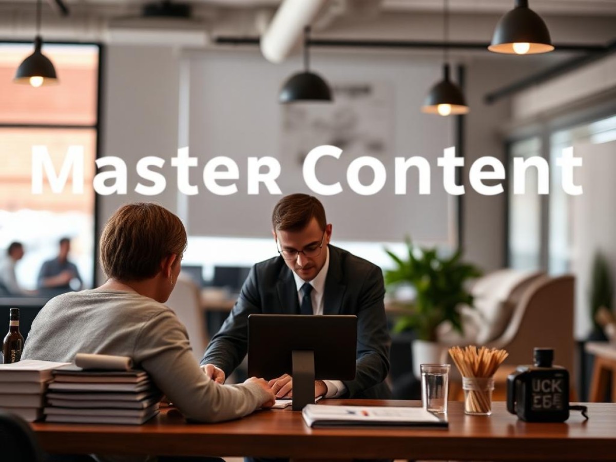 A man with glasses looks at his laptop and scribbles notes on pen and paper.