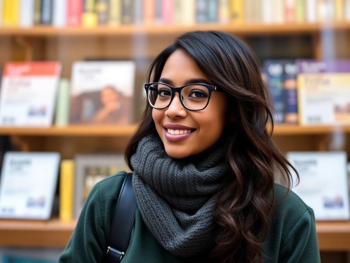 landing page examples being shown on a laptop