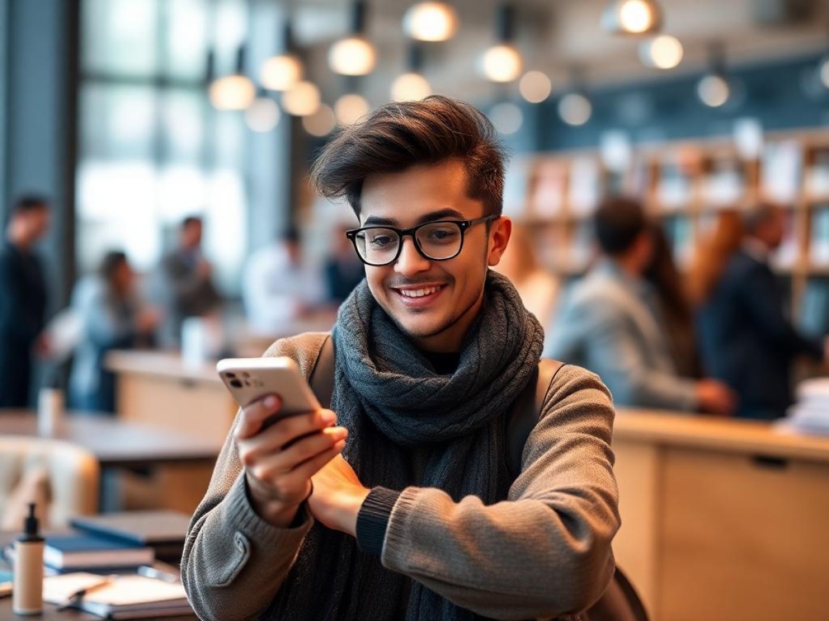 Lindsey Gamble, a smiling man in a polka dot Polo shirt