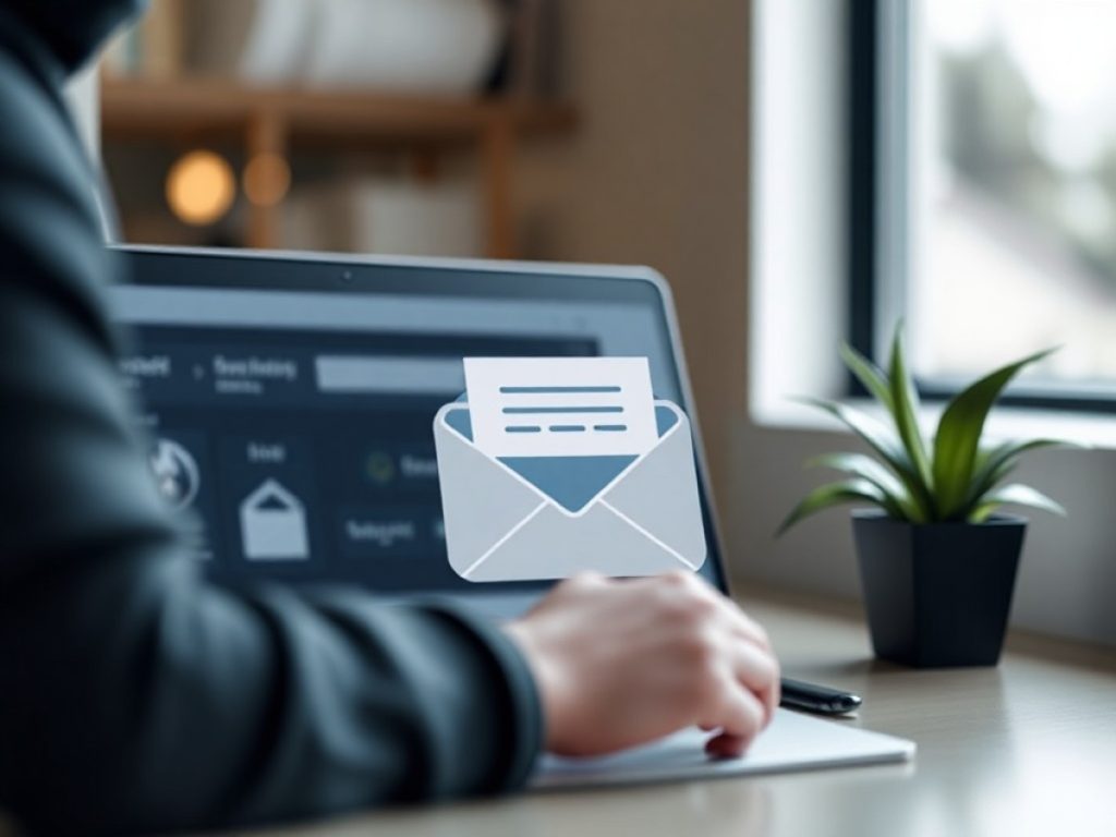 Man and woman shake hands talking about email marketing for property management