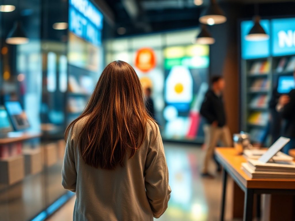 a hubspot-branded featured image with a dark emerald green background and pastel green circles, with a pictogram illustration of three customers with arrows pointing in a counter-clockwise direction, along with the words “loop marketing examples” in the bottom right-hand corner