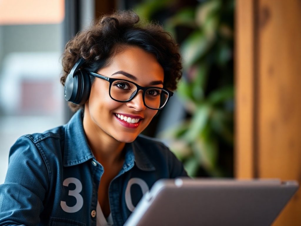 Sam Meller, a smiling woman with long fair hair