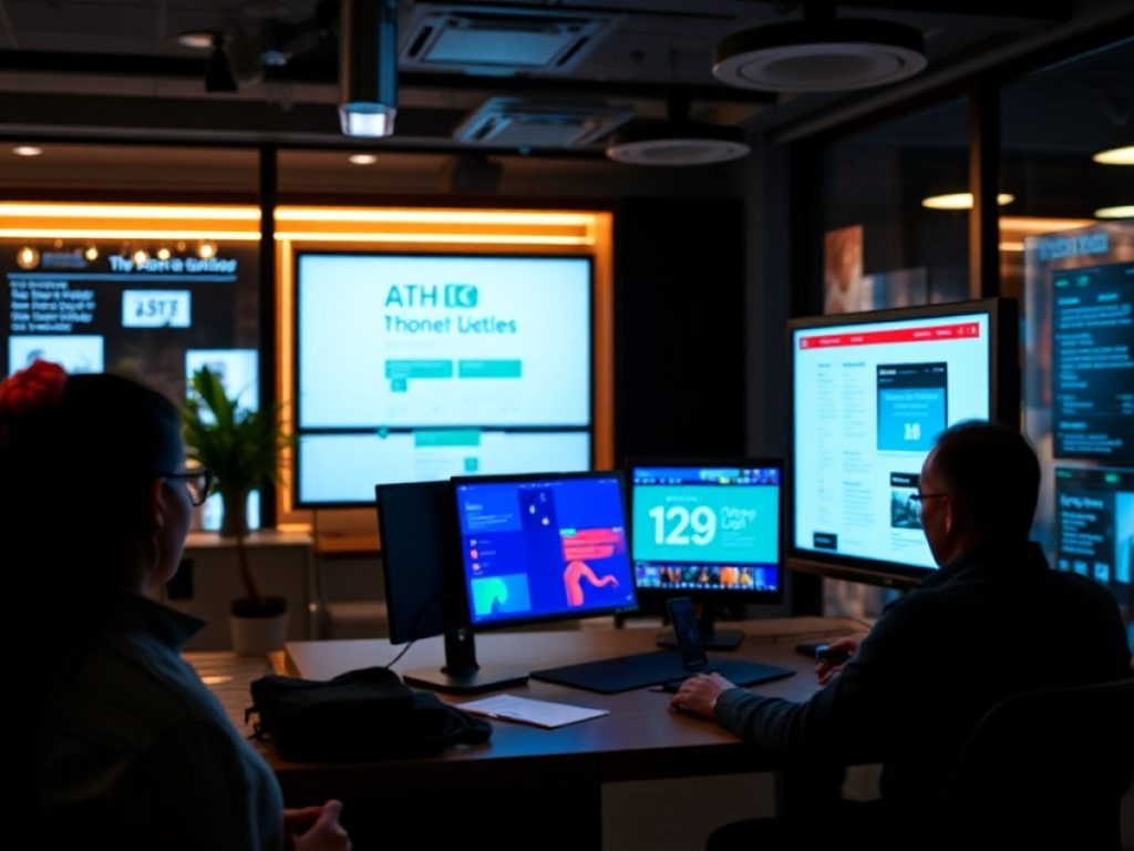 Emerging trends in answer engine optimization presentation on screen