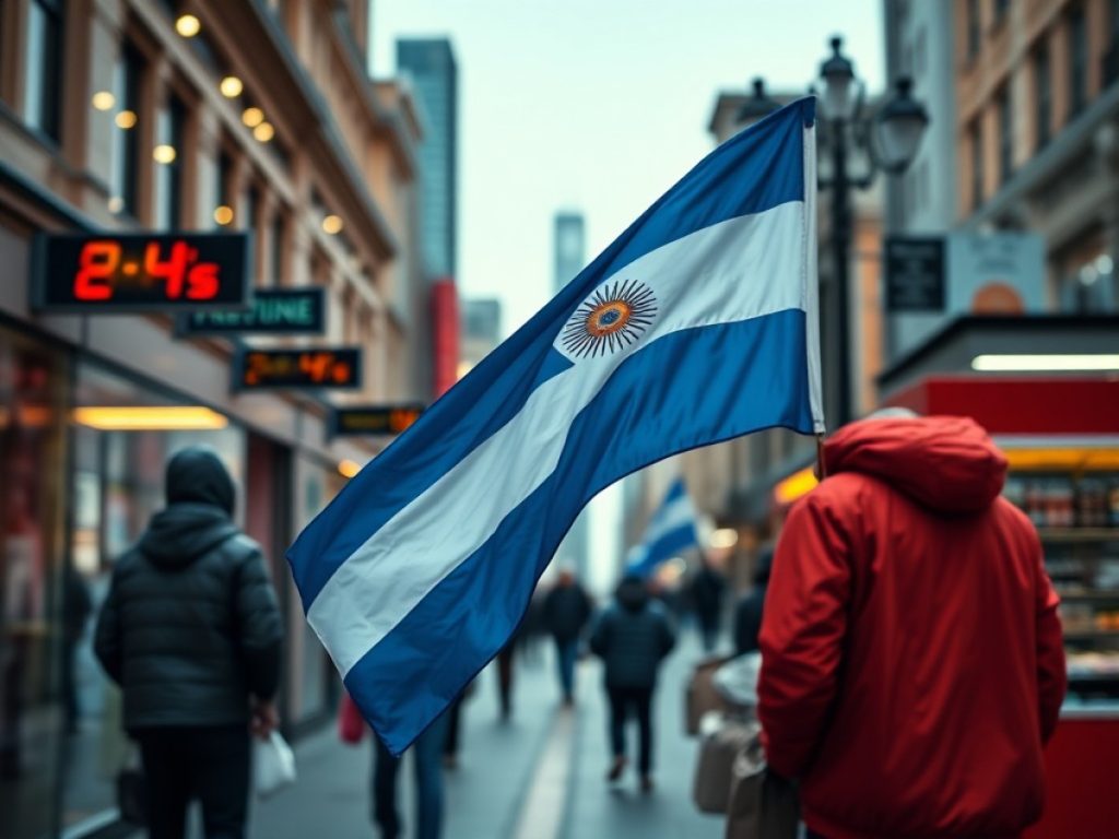 Argentine shares slide in New York as country risk climbs above 500 points