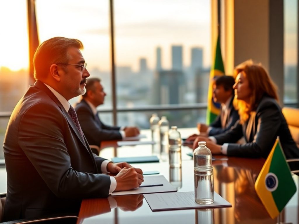 Uruguay's president meets Brazilian executives in São Paulo to open 'new phase' of commercial ties