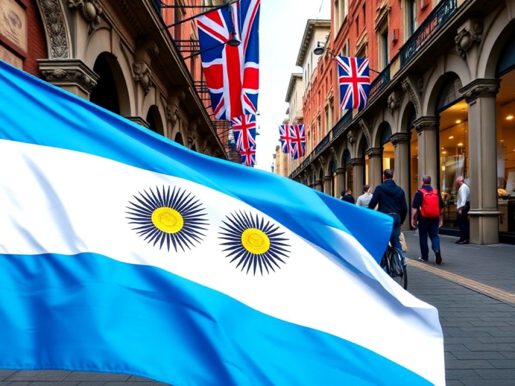 Argentina seeks a trade pact that would link it with the UK for the first time since 1982