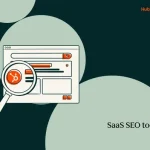 saas seo tools dashboard on a marketer