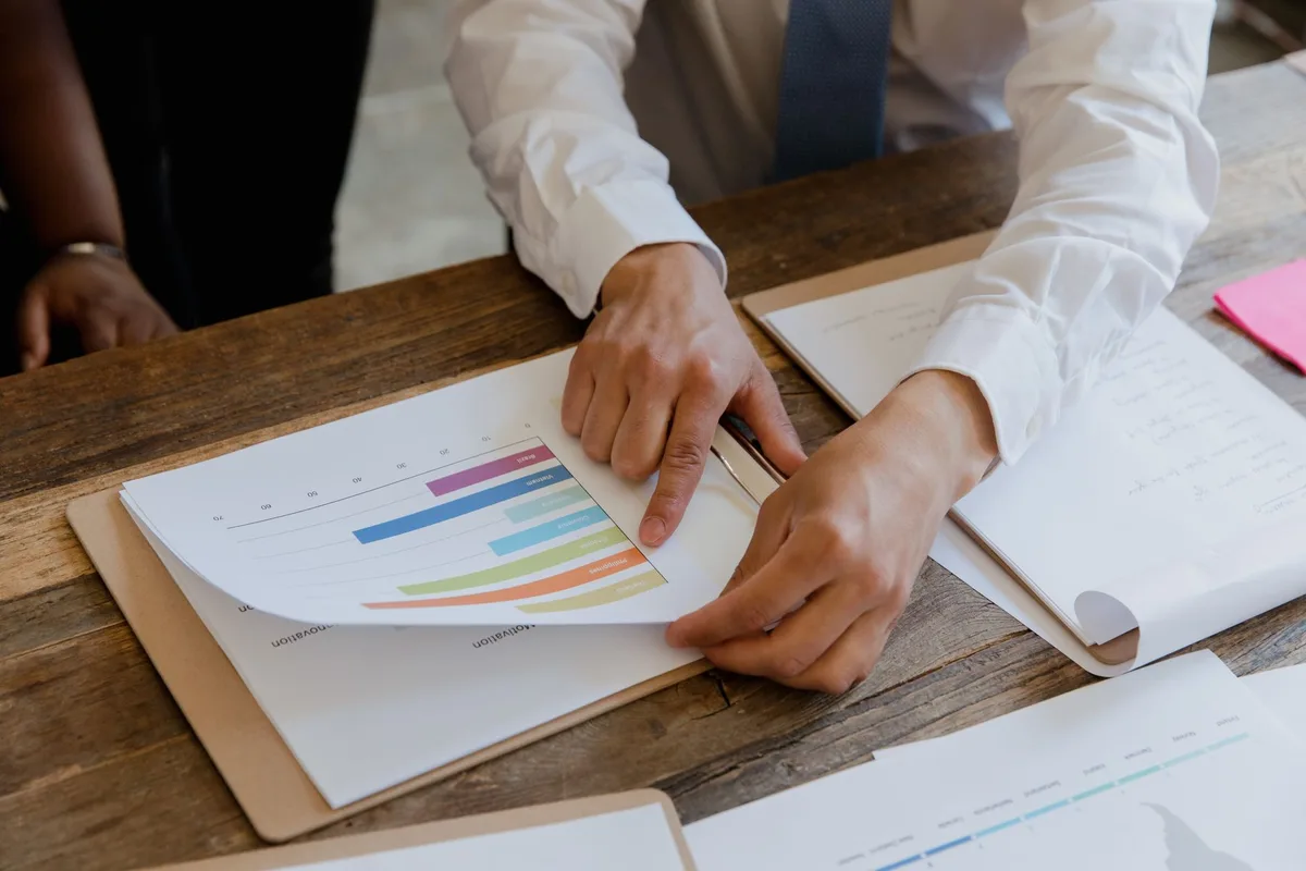 Spreadsheet with vendor evaluation criteria and scoring framework