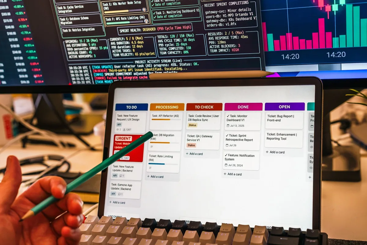 CRM system dashboard showing integrated customer data and marketing workflows