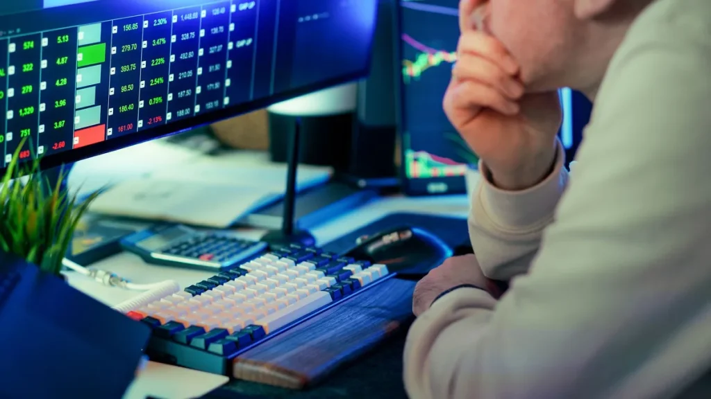 Multiple analytics dashboards and charts displayed on a computer screen, representing AI tool comparison and data analys