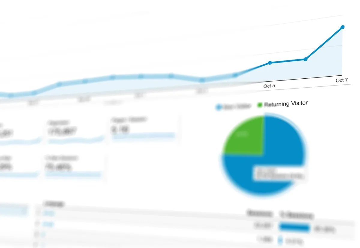 Analytics dashboard displaying keyword tracking, competitive metrics, and app performance data