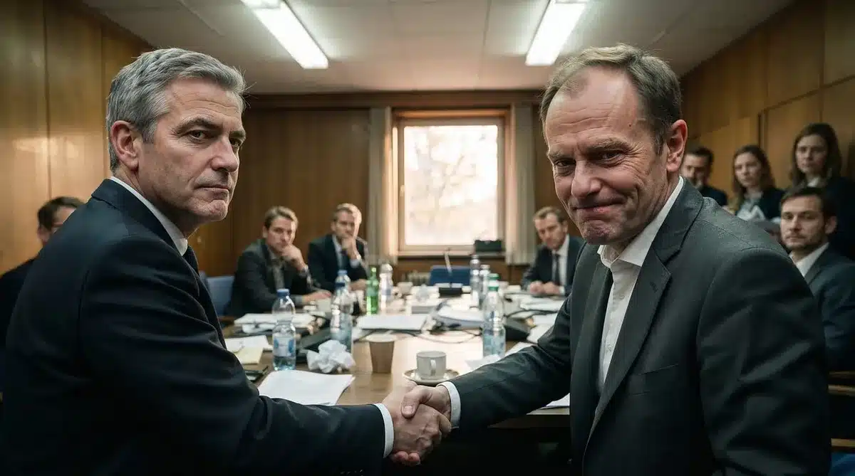 Geschäftsleute in einem Konferenzraum bei einer Diskussionssitzung