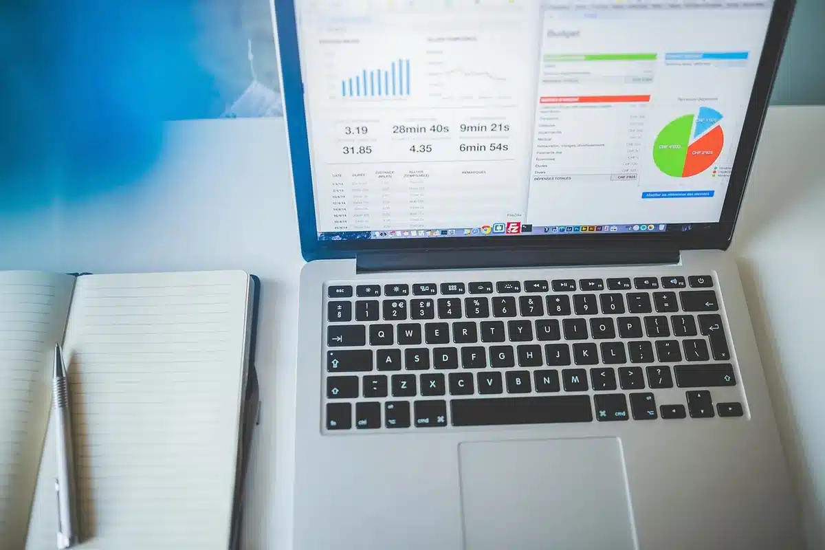 Analytics dashboard showing AI visibility and trends