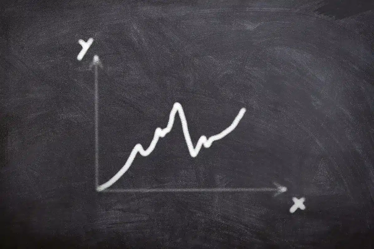 Marketers mapping topic clusters on a whiteboard during content planning